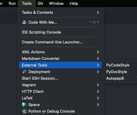 Aparecen las herramientas añadidas en el menu tools
