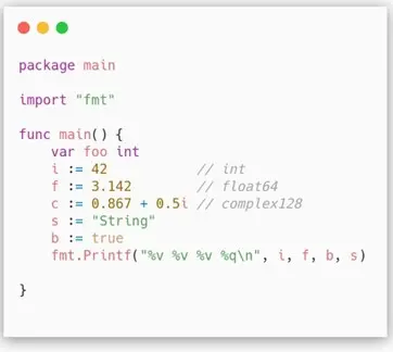 Go variables